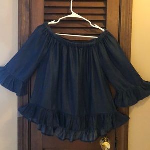 Jane and Delancey Off the Shoulder Top